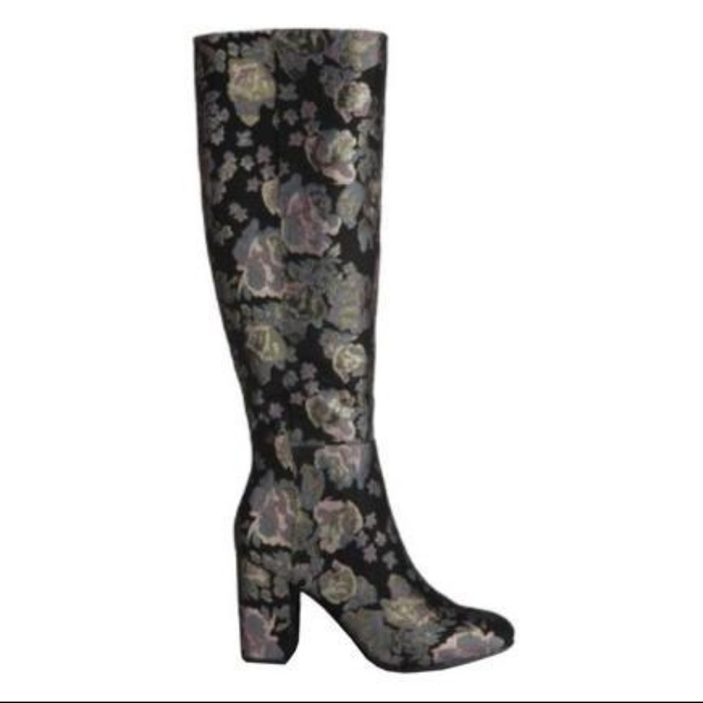 Kenneth Cole Reaction‎ women 9 Time To Step knee high boot  whimsy Goth artsy